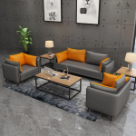 Bộ ghế sofa da tiếp khách cao cấp NV86
