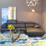 Sofa góc da chữ L cao cấp NV113