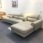 Sofa góc da chữ L – NV109