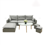Sofa góc nỉ thông minh – NV122