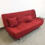 Sofa giường một lớp màu đỏ NV103