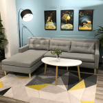 Sofa góc da chữ L – NV108