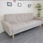 Sofa giường có tay màu ghi NV98