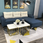 Sofa góc nỉ chữ L- NV120
