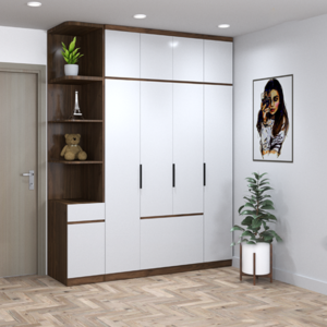 TỦ ÁO CHUNG CƯ KỊCH TRẦN 2M2X2M6 TA24