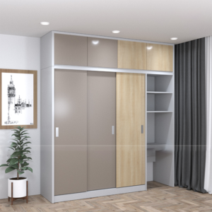 TỦ QUẦN ÁO KẾT HỢP BÀN TRANG ĐIỂM-TA64