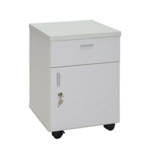 Hộc di động 2 ngăn màu trắng HT2