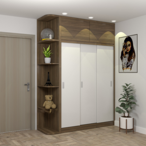 TỦ ÁO CỬA LÙA 3 CÁNH TA45