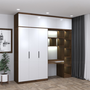 TỦ QUẦN ÁO KẾT HỢP BÀN TRANG ĐIỂM-TA63N