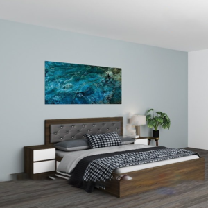 GIƯỜNG NGỦ 2 NGĂN KÉO ĐẦU BỌC ĐỆM GN21