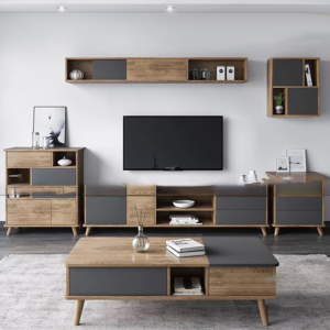 KỆ TIVI CHÂN GỖ HIỆN ĐẠI CHO GIA ĐÌNH – KTV15
