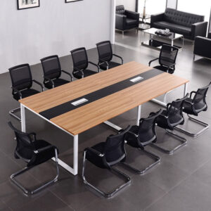 Bàn họp văn phòng chân sắt BH15