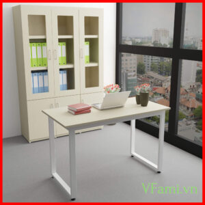 Bàn làm việc chân sắt chữ U BLV03