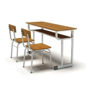 Bàn ghế rời học sinh, sinh viên gỗ tự nhiên ghép thanh – HS 10