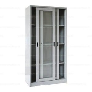 Tủ sắt văn phòng kính lùa suốt TS-K2L