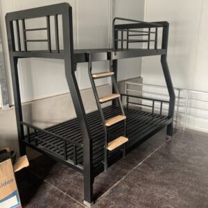 Giường sắt lệch tầng 1m2 hộp to – GS 12