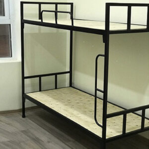 Giường sắt 2 tầng màu đen – GS 07
