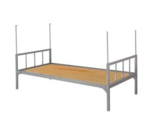 Giường sắt đơn 85 màu ghi – GS 10