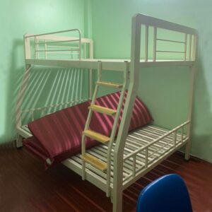 Giường sắt lệch tầng 1m6/1m4 hộp to